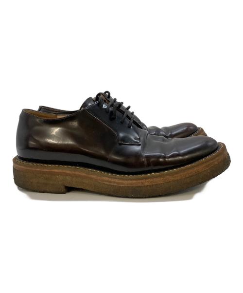 DRIES VAN NOTEN（ドリスヴァンノッテン）DRIES VAN NOTEN (ドリスヴァンノッテン) クレープソールレザーシューズ ブラウン サイズ:SIZE36の古着・服飾アイテム