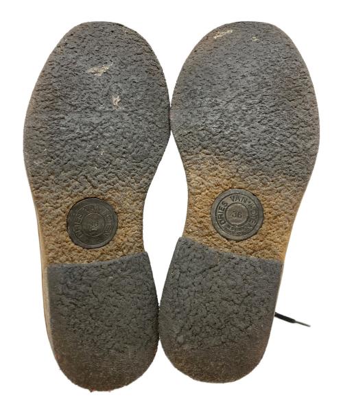 DRIES VAN NOTEN（ドリスヴァンノッテン）DRIES VAN NOTEN (ドリスヴァンノッテン) クレープソールレザーシューズ ブラウン サイズ:SIZE36の古着・服飾アイテム