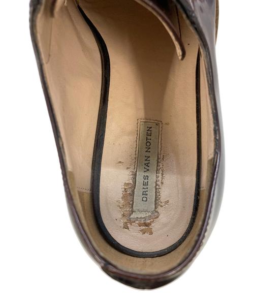 DRIES VAN NOTEN（ドリスヴァンノッテン）DRIES VAN NOTEN (ドリスヴァンノッテン) クレープソールレザーシューズ ブラウン サイズ:SIZE36の古着・服飾アイテム