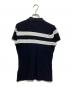 MONCLER (モンクレール) ポロシャツ ホワイト×ネイビー サイズ:SIZE S：7000円