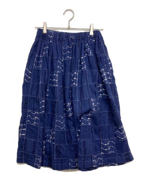 tricot COMME des GARCONS（トリココムデギャルソン）tricot COMME des GARCONS (トリココムデギャルソン) パッチワークスカート ネイビー サイズ:-の古着・服飾アイテム