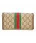 GUCCI (グッチ) GG コンチネンタルウォレット ブラウン サイズ:実寸サイズをご参照下さい。：20000円