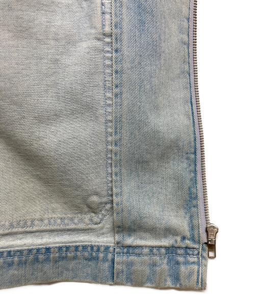 LAUREN RALPH LAUREN（ローレンラルフローレン）LAUREN RALPH LAUREN (ローレンラルフローレン) デニムファイヤーマンジャケット インディゴ サイズ:SIZE Mの古着・服飾アイテム