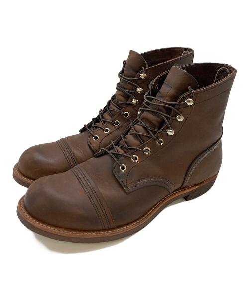RED WING（レッドウィング）RED WING (レッドウィング) Iron Ranger アイアンレンジャー ブラウン サイズ:SIZE10 1/2 Dの古着・服飾アイテム