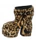 YELLO (イエロ) MINKY SHORT BOOTS レオパード 厚底 ブーツ ブラウン サイズ:SIZE XL：12000円