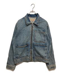 stussy（ステューシー）の古着「Denim Zip Work Jacket　115682」｜インディゴ