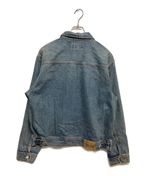 stussy（ステューシー）stussy (ステューシー) Denim Zip Work Jacket　115682 インディゴ サイズ:SIZE Mの古着・服飾アイテム