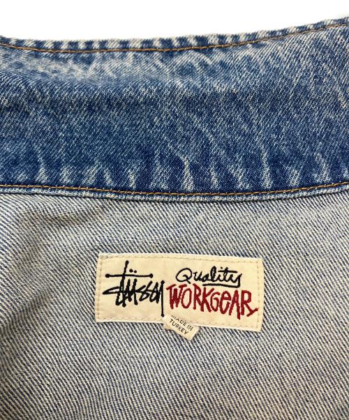 stussy（ステューシー）stussy (ステューシー) Denim Zip Work Jacket　115682 インディゴ サイズ:SIZE Mの古着・服飾アイテム