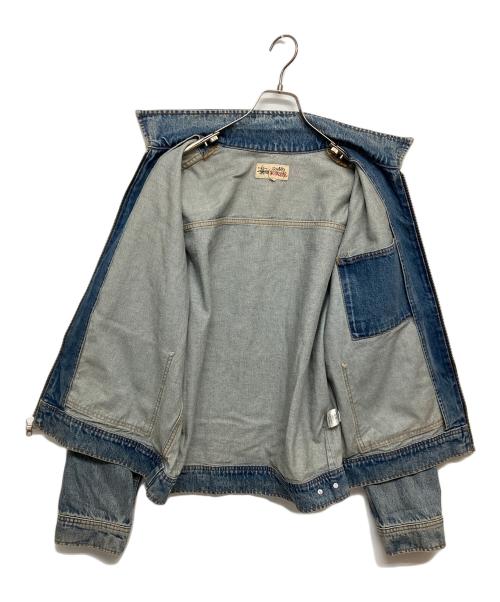 stussy（ステューシー）stussy (ステューシー) Denim Zip Work Jacket　115682 インディゴ サイズ:SIZE Mの古着・服飾アイテム