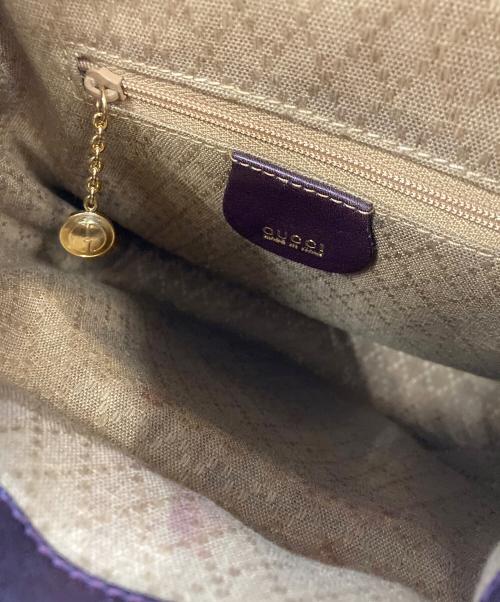 GUCCI（グッチ）GUCCI (グッチ) バンブー レザーミニリュック ボルドー サイズ:実寸サイズをご参照下さい。の古着・服飾アイテム