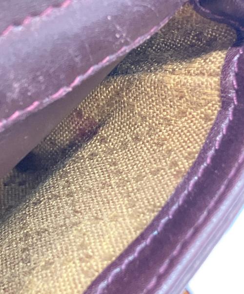 GUCCI（グッチ）GUCCI (グッチ) バンブー レザーミニリュック ボルドー サイズ:実寸サイズをご参照下さい。の古着・服飾アイテム