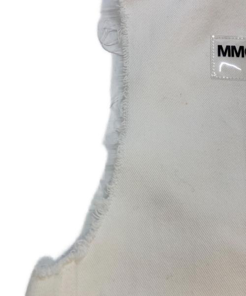 MM6 Maison Margiela（エムエムシックスメゾンマルジェラ）MM6 Maison Margiela (エムエムシックスメゾンマルジェラ) ホワイトデニムワンピース ホワイト サイズ:SIZE38の古着・服飾アイテム