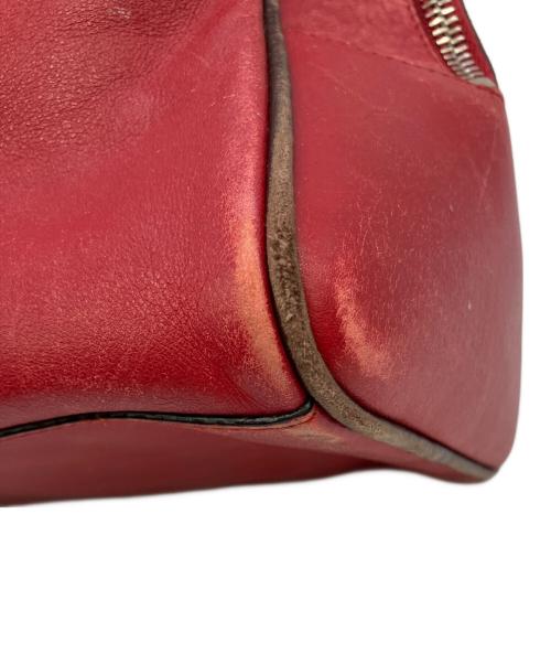 MIU MIU（ミュウミュウ）MIU MIU (ミュウミュウ) archive leather mini boston レッドの古着・服飾アイテム