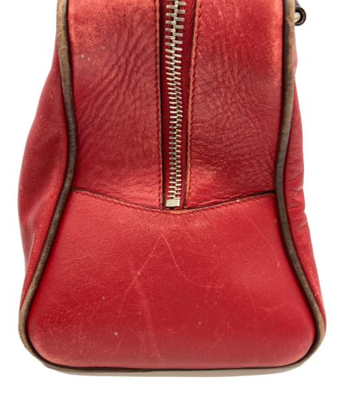 MIU MIU（ミュウミュウ）MIU MIU (ミュウミュウ) archive leather mini boston レッドの古着・服飾アイテム