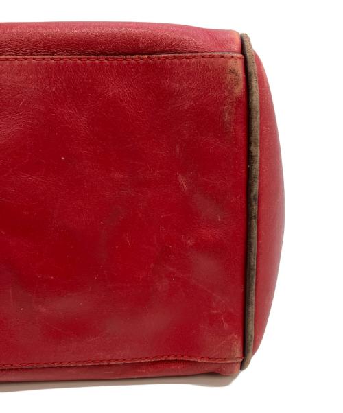 MIU MIU（ミュウミュウ）MIU MIU (ミュウミュウ) archive leather mini boston レッドの古着・服飾アイテム
