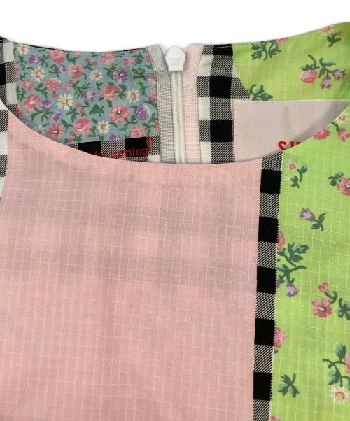 SIIILON（シーロン）SIIILON (シーロン) Make it together dress ピンク×グリーン サイズ:SIZE Freeの古着・服飾アイテム