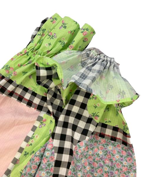 SIIILON（シーロン）SIIILON (シーロン) Make it together dress ピンク×グリーン サイズ:SIZE Freeの古着・服飾アイテム