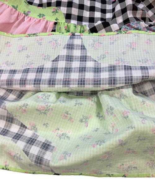 SIIILON（シーロン）SIIILON (シーロン) Make it together dress ピンク×グリーン サイズ:SIZE Freeの古着・服飾アイテム