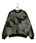 Y-3（ワイスリー）の古着「U CH1 CAMO KNIT CREW SWEATER　HB3331」｜ブラック×カーキ