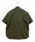 COMME des GARCONS HOMME (コムデギャルソン オム) Nylon Tussah S/S SHIRT カーキ サイズ:SIZE M：24000円