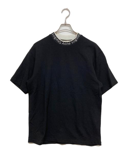 Acne studios（アクネ ストゥディオズ）Acne studios (アクネ ストゥディオズ) EXTORR LOGO T-SHIRT ブラック サイズ:SIZE XSの古着・服飾アイテム