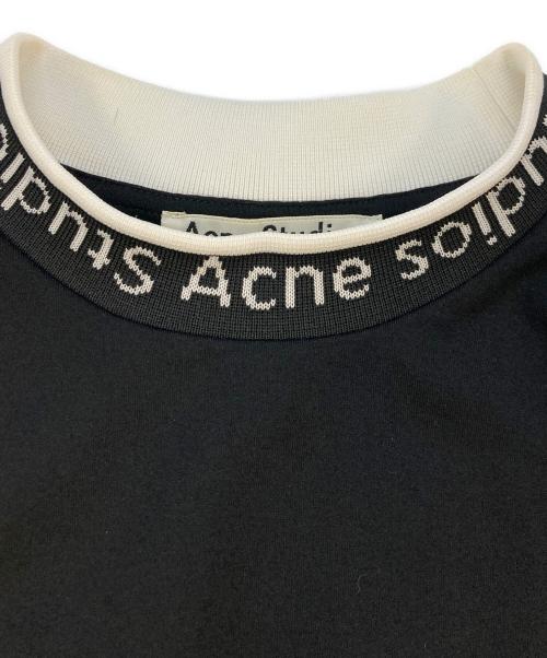 Acne studios（アクネ ストゥディオズ）Acne studios (アクネ ストゥディオズ) EXTORR LOGO T-SHIRT ブラック サイズ:SIZE XSの古着・服飾アイテム