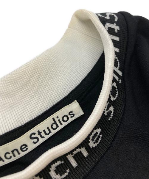 Acne studios（アクネ ストゥディオズ）Acne studios (アクネ ストゥディオズ) EXTORR LOGO T-SHIRT ブラック サイズ:SIZE XSの古着・服飾アイテム