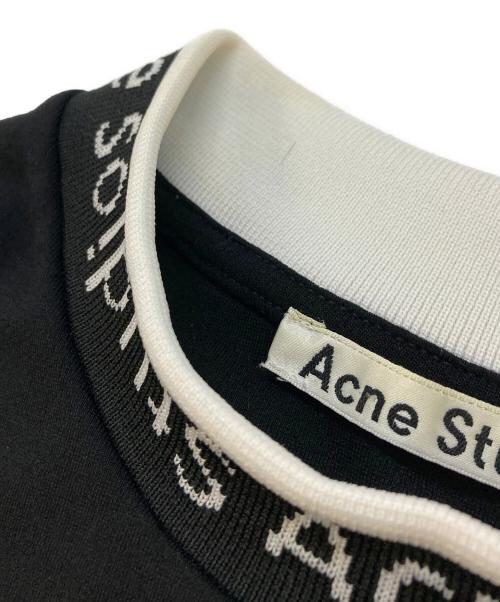 Acne studios（アクネ ストゥディオズ）Acne studios (アクネ ストゥディオズ) EXTORR LOGO T-SHIRT ブラック サイズ:SIZE XSの古着・服飾アイテム