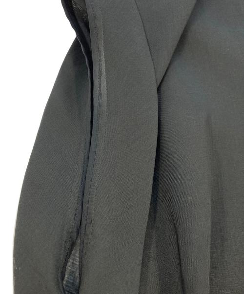 ANAYI（アナイ）ANAYI (アナイ) シアーオーガンフレンチスリーブ ジャケット ブラック サイズ:SIZE38の古着・服飾アイテム