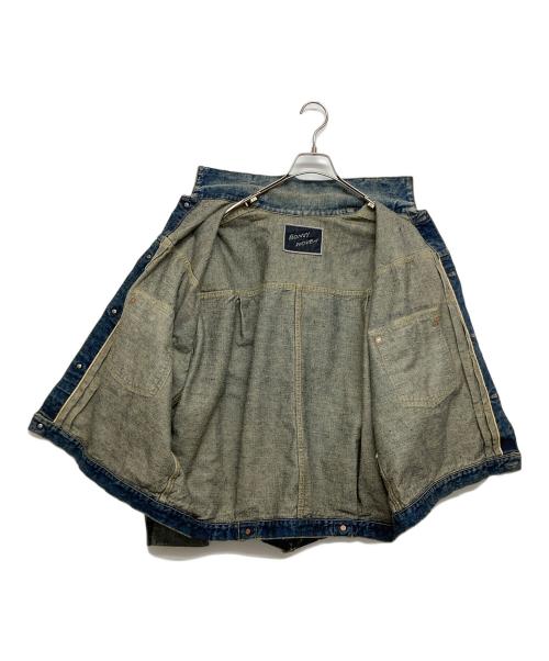 BONNY WOVEN（ボニーウーブン）BONNY WOVEN (ボニーウーブン) BIG T BACK DENIM JK/ビッグTバックデニムジャケット インディゴ サイズ:SIZE Freeの古着・服飾アイテム