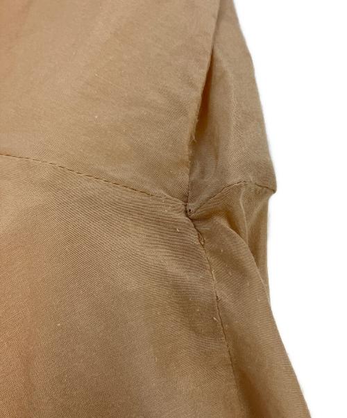 Con te（コンテ）Con te (コンテ) コットンシルクシャツ ブラウン サイズ:SIZE不明の古着・服飾アイテム