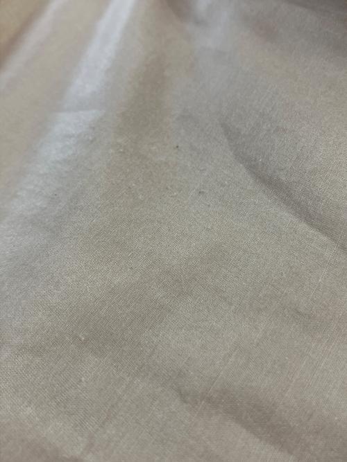 Con te（コンテ）Con te (コンテ) コットンシルクシャツ ブラウン サイズ:SIZE不明の古着・服飾アイテム