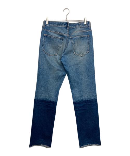 MM6 Maison Margiela（エムエムシックスメゾンマルジェラ）MM6 Maison Margiela (エムエムシックスメゾンマルジェラ) コントラストパネル スキニージーンズ インディゴ サイズ:SIZE44の古着・服飾アイテム