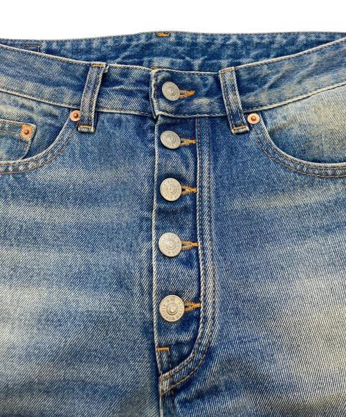 MM6 Maison Margiela（エムエムシックスメゾンマルジェラ）MM6 Maison Margiela (エムエムシックスメゾンマルジェラ) コントラストパネル スキニージーンズ インディゴ サイズ:SIZE44の古着・服飾アイテム