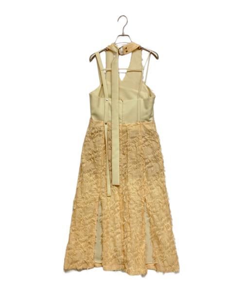 UNITED ARROWS（ユナイテッドアローズ）UNITED ARROWS (ユナイテッドアローズ) シューティングジャガードワンピース イエロー サイズ:SIZE2の古着・服飾アイテム