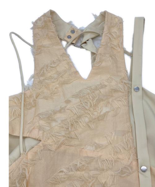 UNITED ARROWS（ユナイテッドアローズ）UNITED ARROWS (ユナイテッドアローズ) シューティングジャガードワンピース イエロー サイズ:SIZE2の古着・服飾アイテム