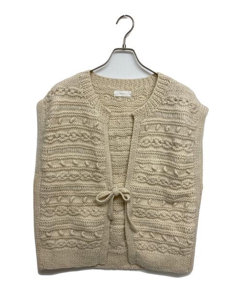 KAGURE（カグレ）KAGURE (カグレ) ネパールハンドニットベスト アイボリー サイズ:SIZE Free 未使用品の古着・服飾アイテム