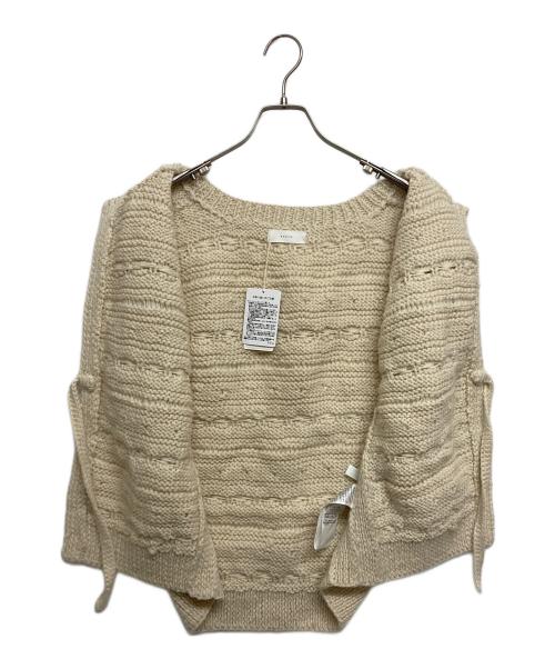KAGURE（カグレ）KAGURE (カグレ) ネパールハンドニットベスト アイボリー サイズ:SIZE Free 未使用品の古着・服飾アイテム