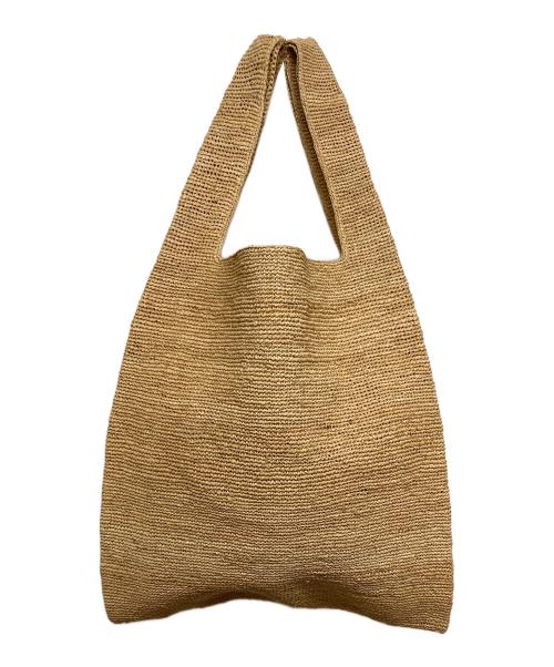 seya.（セヤ）seya. (セヤ) RAFFIA SHOPPING BAG/ラフィアトートバッグ ブラウンの古着・服飾アイテム