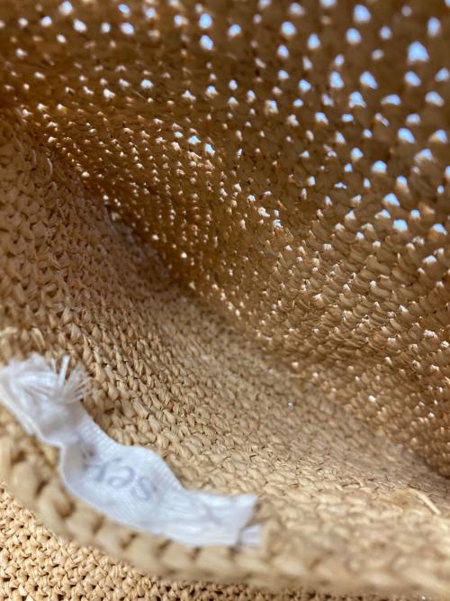 seya.（セヤ）seya. (セヤ) RAFFIA SHOPPING BAG/ラフィアトートバッグ ブラウンの古着・服飾アイテム