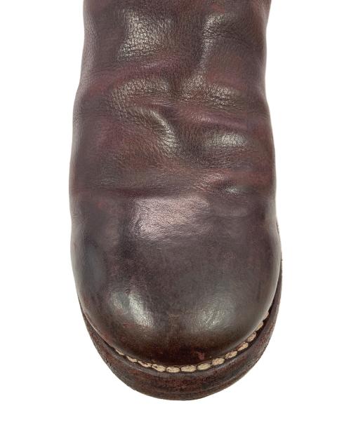 GUIDI（グイディ）GUIDI (グイディ) バックジップロングブーツ ボルドー サイズ:SIZE37の古着・服飾アイテム