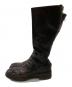 GUIDI (グイディ) バックジップロングブーツ ボルドー サイズ:SIZE37：35000円