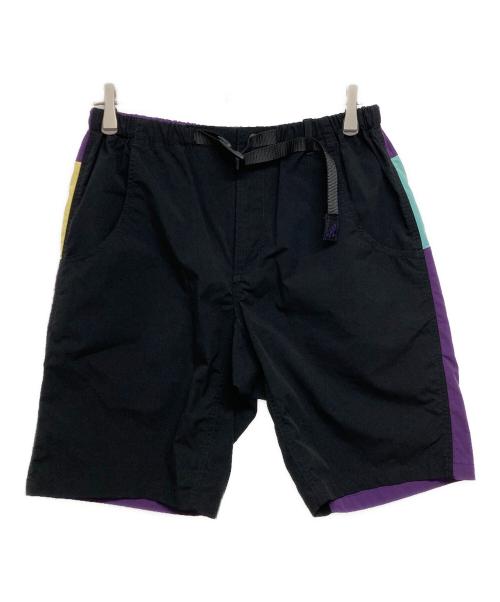 GRAMICCI（グラミチ）GRAMICCI (グラミチ) BEAMS (ビームス) オールコンディションショーツ ブラック×パープル サイズ:SIZE Lの古着・服飾アイテム