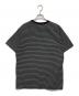 A.P.C. (アーペーセー) ボーダーTシャツ ホワイト×ブラック サイズ:SIZE M：7000円