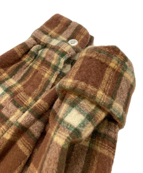 CHIPPEWA（チペワ）CHIPPEWA (チペワ) ヴィンテージオープンカラーフランネルシャツ ブラウン サイズ:SIZE XLの古着・服飾アイテム