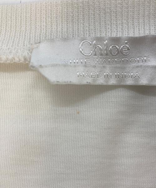 Chloe（クロエ）Chloe (クロエ) デザインスリーブブラウス ホワイト サイズ:SIZE XSの古着・服飾アイテム