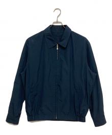 Yves Saint Laurent pour homme（イヴサンローラン プールオム）の古着「ワンポイントロゴ刺繍スイングトップ」｜ブラック