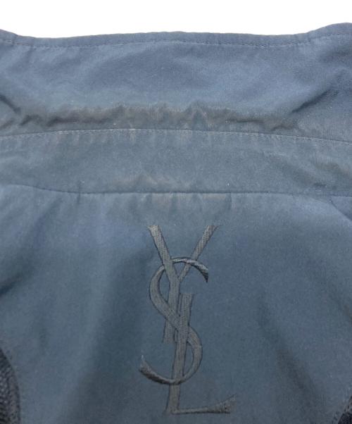 Yves Saint Laurent pour homme（イヴサンローラン プールオム）Yves Saint Laurent pour homme (イヴサンローラン プールオム) ワンポイントロゴ刺繍スイングトップ ブラック サイズ:SIZE 95の古着・服飾アイテム