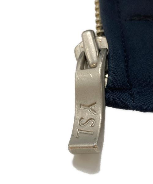 Yves Saint Laurent pour homme（イヴサンローラン プールオム）Yves Saint Laurent pour homme (イヴサンローラン プールオム) ワンポイントロゴ刺繍スイングトップ ブラック サイズ:SIZE 95の古着・服飾アイテム