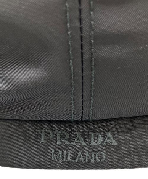 PRADA（プラダ）PRADA (プラダ) リナイロンキャスケット ブラック サイズ:SIZE Mの古着・服飾アイテム
